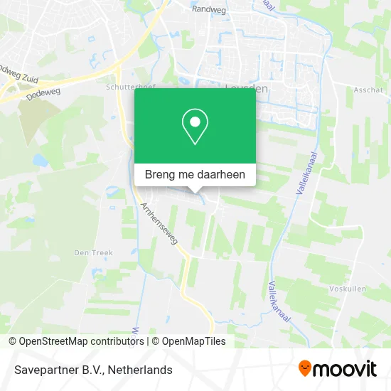 Savepartner B.V. kaart