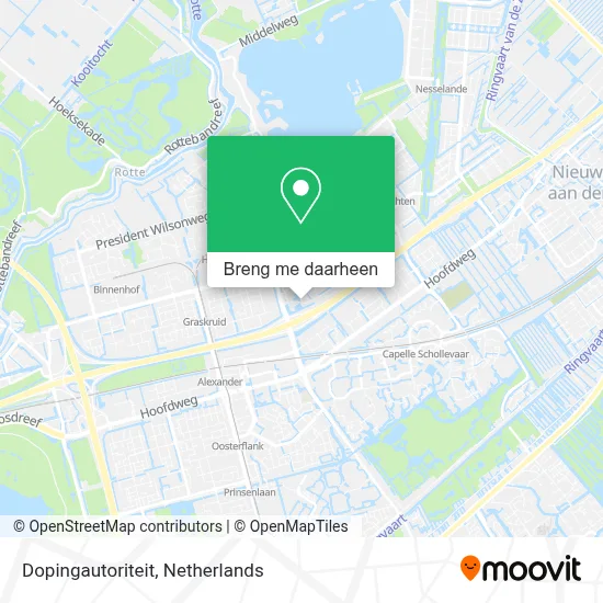 Dopingautoriteit kaart