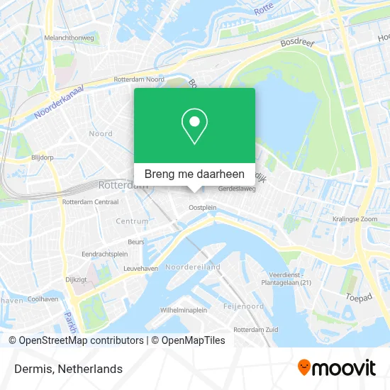 Dermis kaart