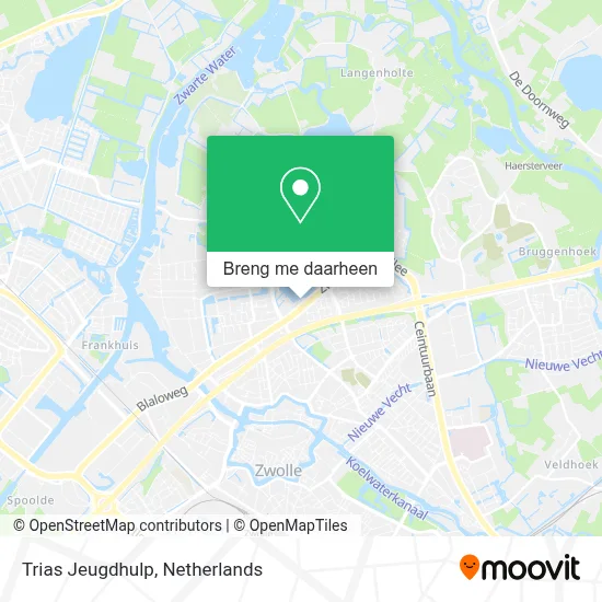 Trias Jeugdhulp kaart