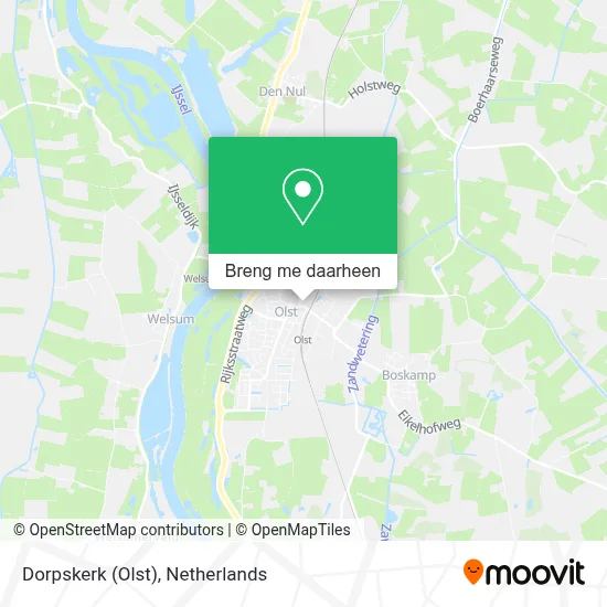 Dorpskerk (Olst) kaart