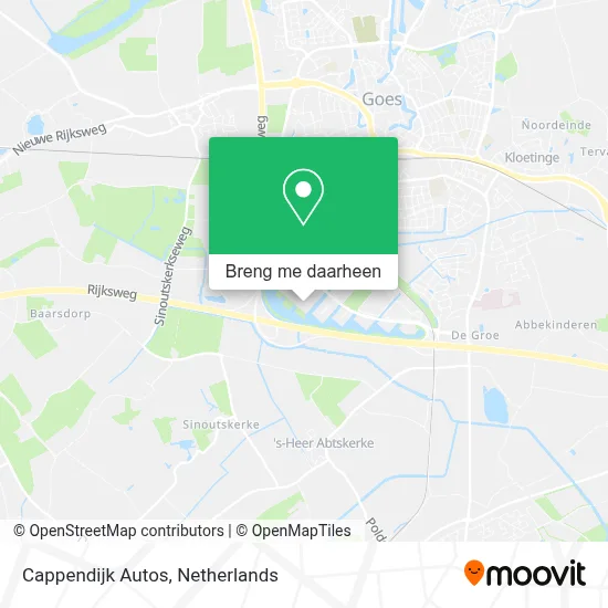 Cappendijk Autos kaart