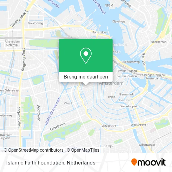Islamic Faith Foundation kaart