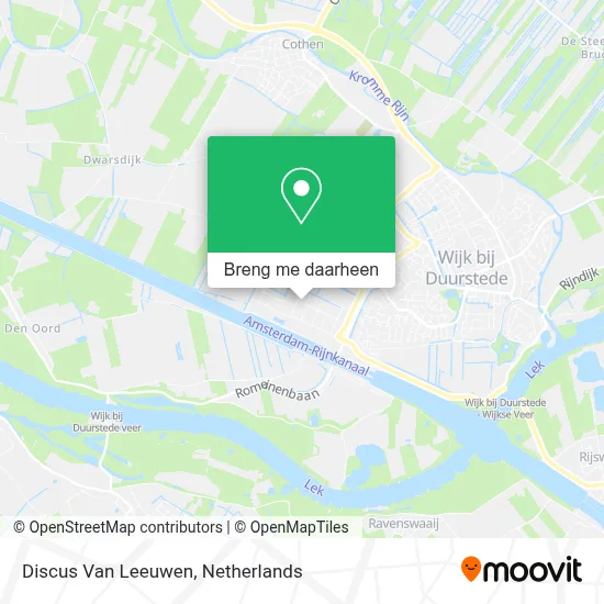 Discus Van Leeuwen kaart