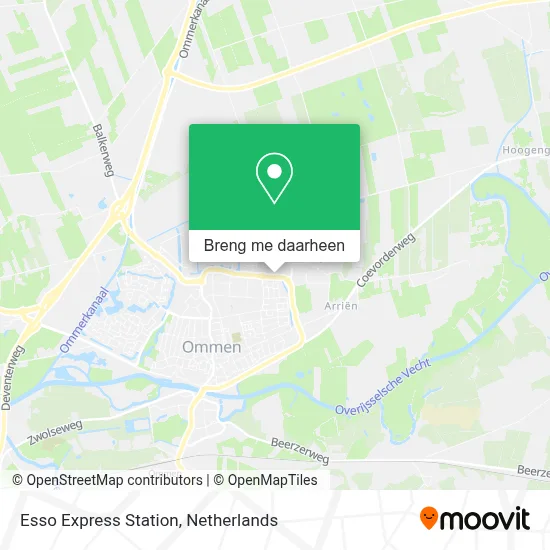 Esso Express Station kaart
