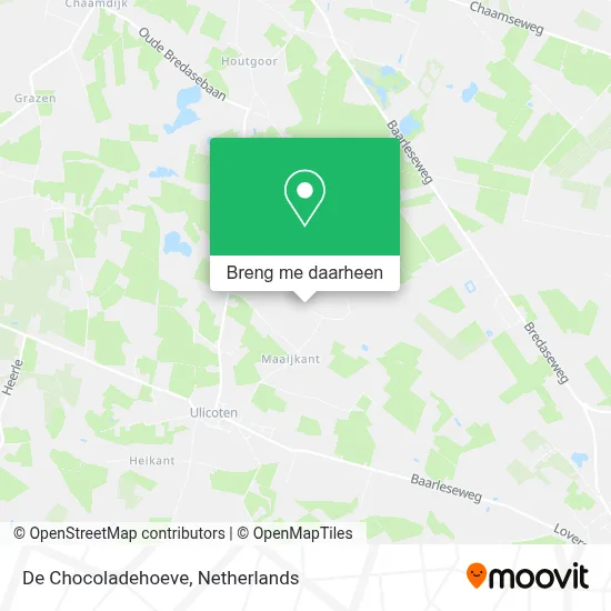 De Chocoladehoeve kaart