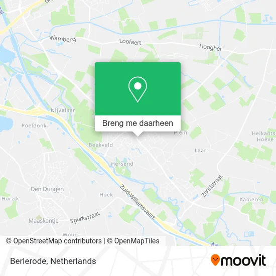 Berlerode kaart