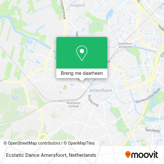 Ecstatic Dance Amersfoort kaart