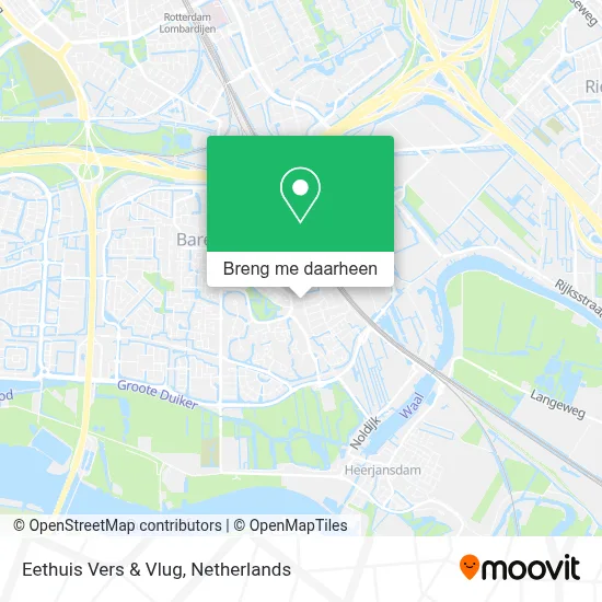 Eethuis Vers & Vlug kaart