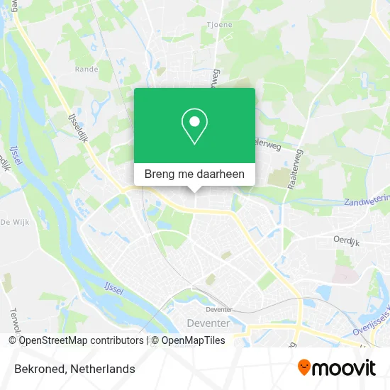 Bekroned kaart