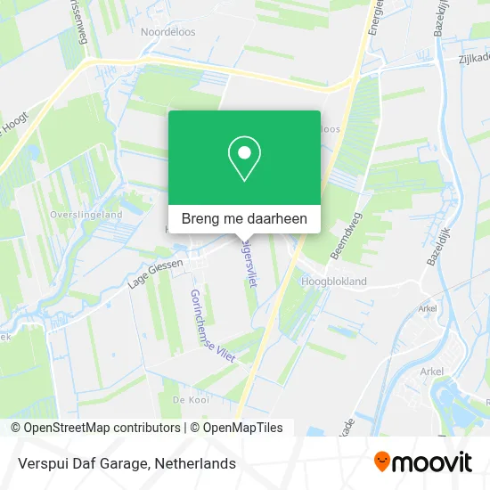 Verspui Daf Garage kaart