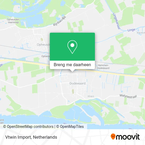 Vtwin Import kaart
