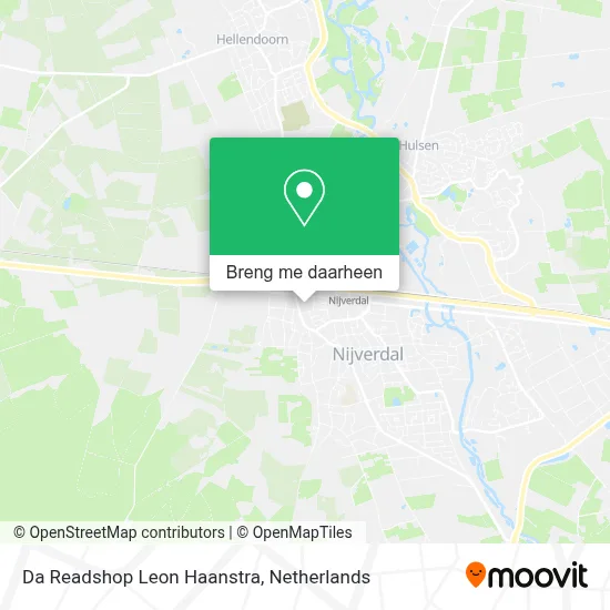 Da Readshop Leon Haanstra kaart