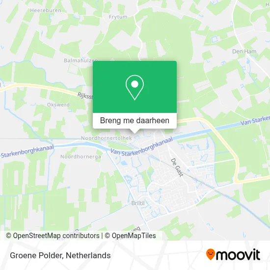 Groene Polder kaart