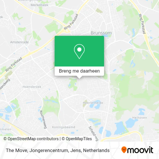 The Move, Jongerencentrum, Jens kaart