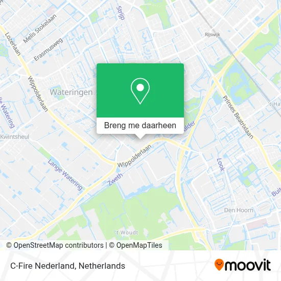 C-Fire Nederland kaart