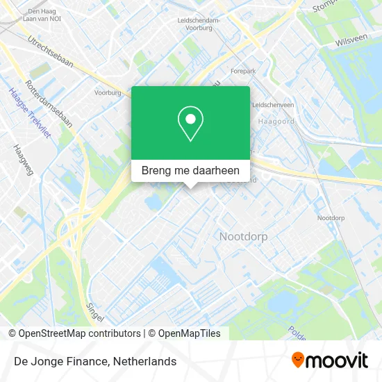 De Jonge Finance kaart