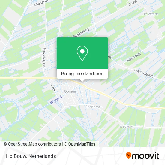 Hb Bouw kaart