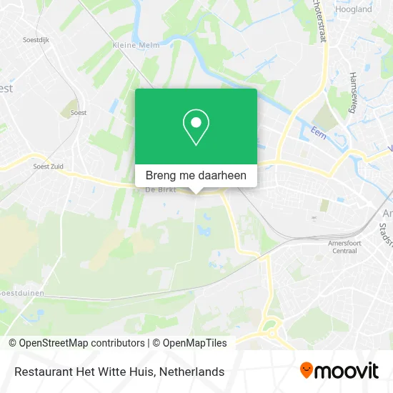 Restaurant Het Witte Huis kaart