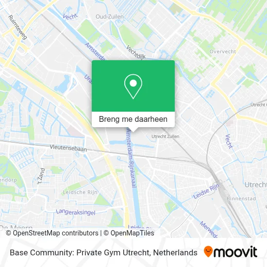 Base Community: Private Gym Utrecht kaart