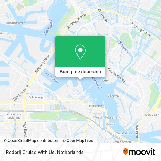 Rederij Cruise With Us kaart