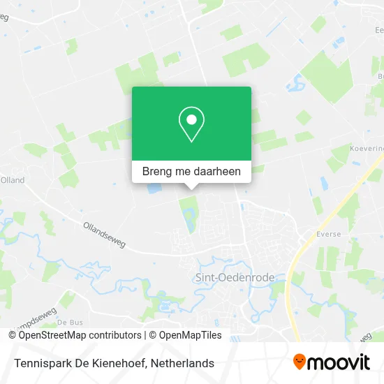 Tennispark De Kienehoef kaart