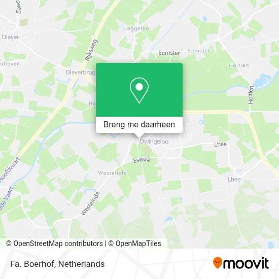 Fa. Boerhof kaart