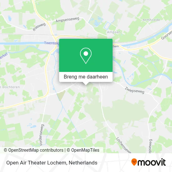 Open Air Theater Lochem kaart
