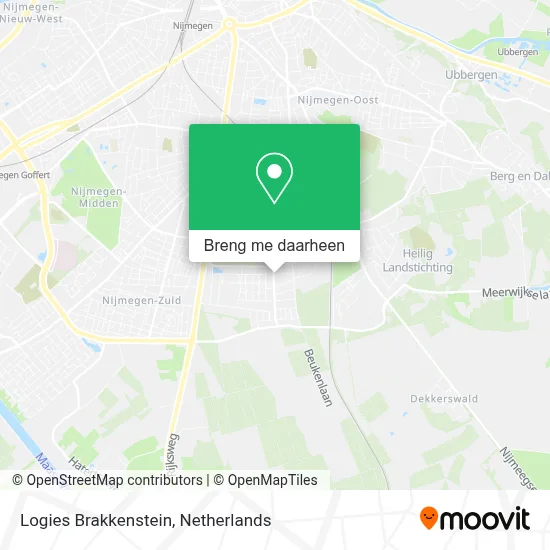 Logies Brakkenstein kaart