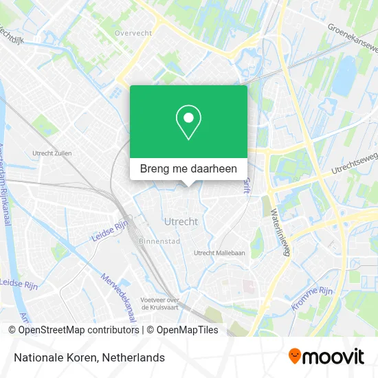 Nationale Koren kaart