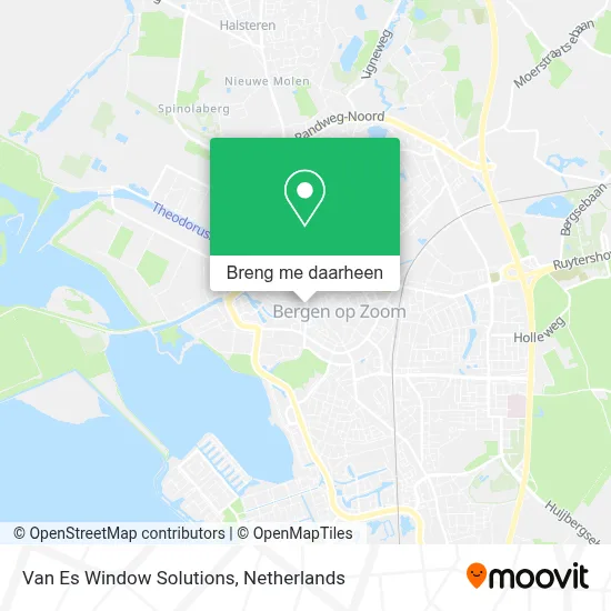 Van Es Window Solutions kaart