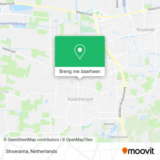 Shoerama kaart