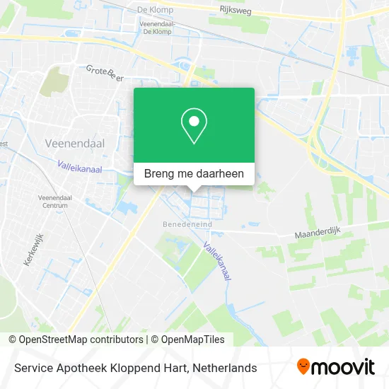 Service Apotheek Kloppend Hart kaart