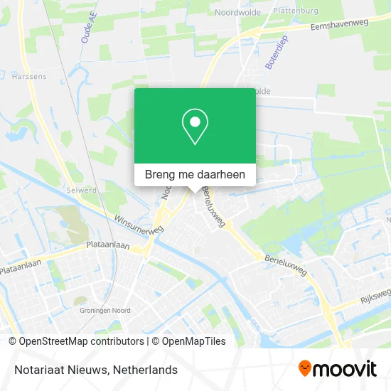 Notariaat Nieuws kaart