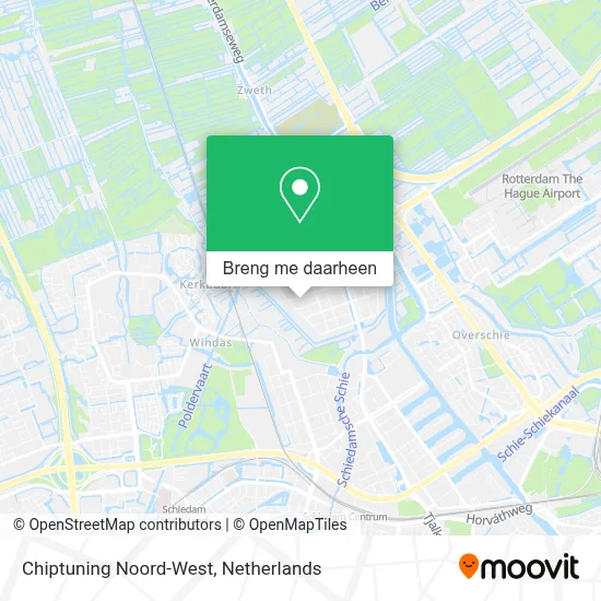 Chiptuning Noord-West kaart