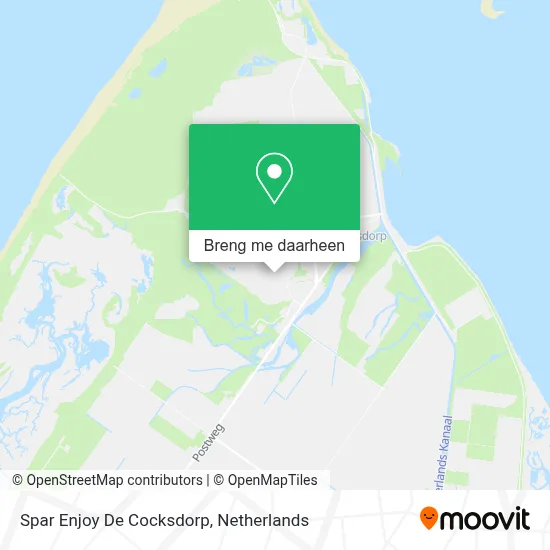 Spar Enjoy De Cocksdorp kaart