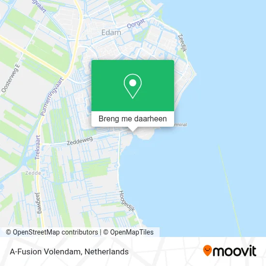 A-Fusion Volendam kaart