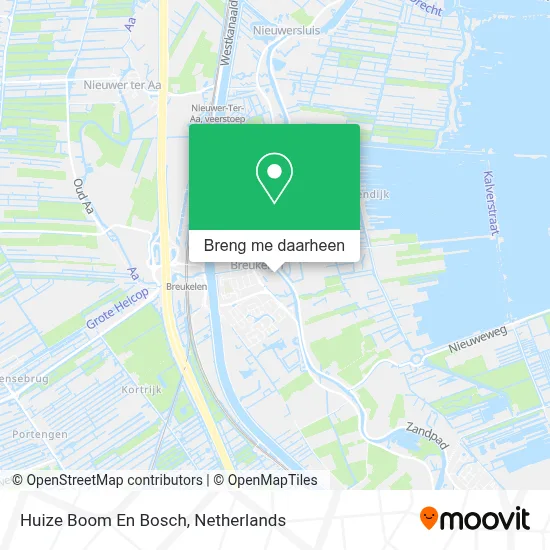 Huize Boom En Bosch kaart