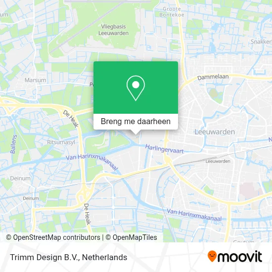 Trimm Design B.V. kaart