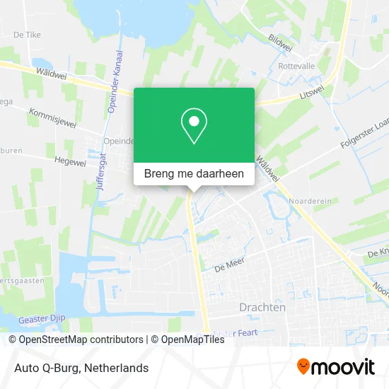 Auto Q-Burg kaart