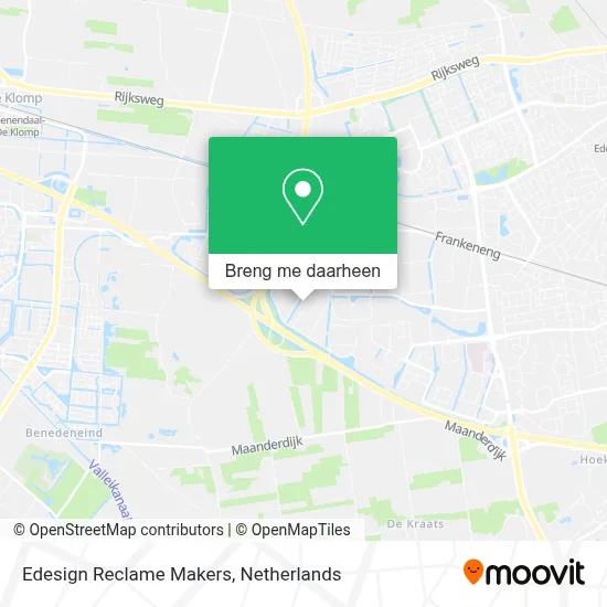 Edesign Reclame Makers kaart