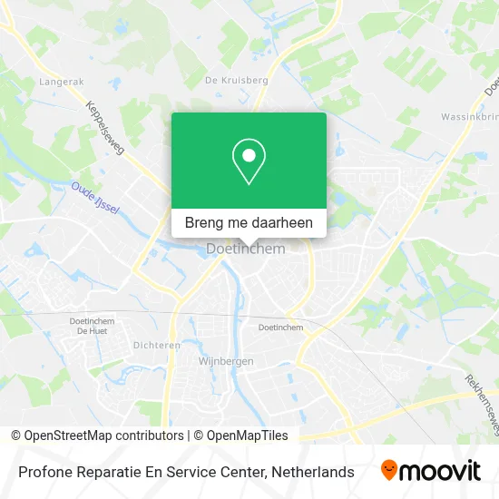 Profone Reparatie En Service Center kaart