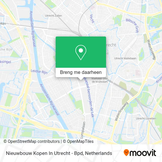 Nieuwbouw Kopen In Utrecht - Bpd kaart