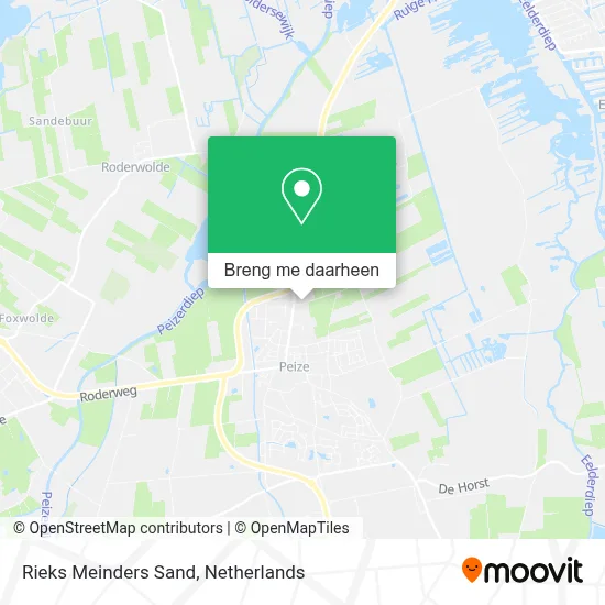 Rieks Meinders Sand kaart