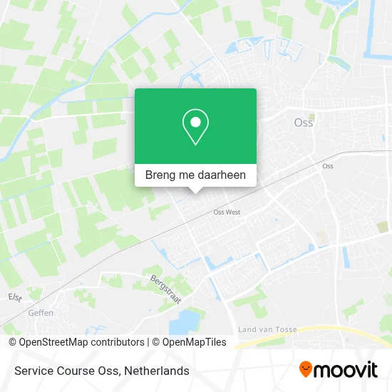 Service Course Oss kaart