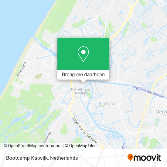 Bootcamp Katwijk kaart