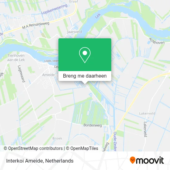 Interkoi Ameide kaart