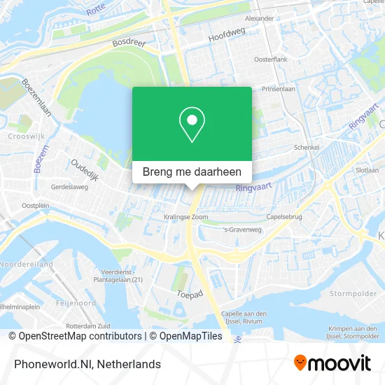 Phoneworld.Nl kaart
