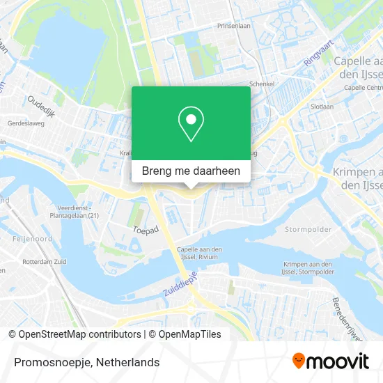 Promosnoepje kaart