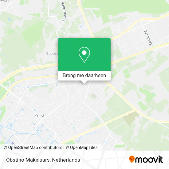 Obstino Makelaars kaart